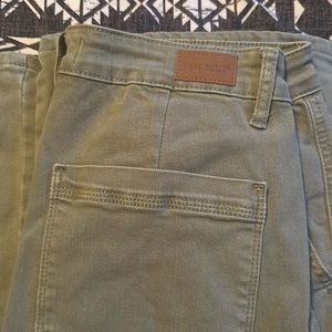 Judy blue olive green bell bottom jeans